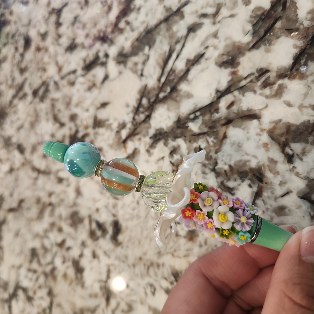 Handmade beaded pen